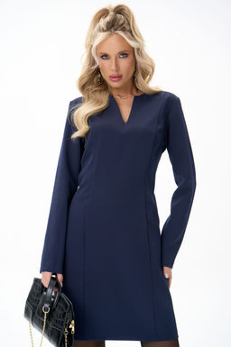 Платье Аврил (черника) - Эльза фото 19