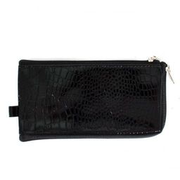 Футляр для ключей Croco-кл-501 (на молнии) натуральная кожа черный крокодил (200) 212689  фото 2