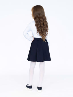 Юбка детская темно-синяя 454 (122, 64)