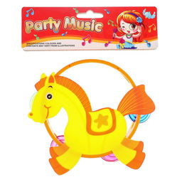 Погремушка - бубен Крошка Я «Жирафик / Лошадка», от 3 мес., виды МИКС