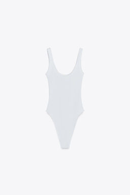 RIBBED BODYSUIT - Zara фото 7