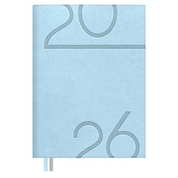 Ежедневник датированный 2026 ESCALADA, #ДУМАЙ КАК МИЛЛИАРДЕР, А6+, 176 л., арт. 70305/ 20 ЛЕЗЕРЕТТО ГОЛУБОЙ