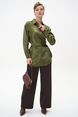 Рубашка Ямина (оливковый/уценка)