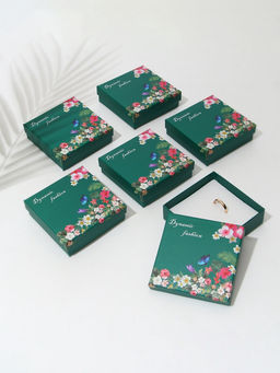 Цена за 6 шт. Коробочка подарочная под набор Цветочная, 9?9 см, (полезная часть 8.5?8.5 см,), цветная