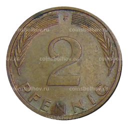 2 пфеннига 1976 года F Германия