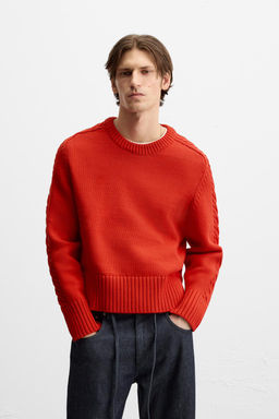LIMITED EDITION CABLE-KNIT SWEATER - Zara фото 2
