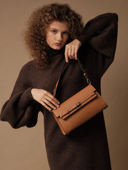 Сумка Emma DBR 31112 коричневый лист  фото 9