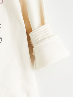 Bisiklet Yaka K?z ?ocuk Sweatshirt