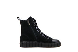 Ботинки 215.1918bl.Black w/Шерсть