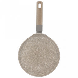 Сковорода блинная с антипригарным покрытием Latte д22см, h1,7см, s2,6мм, дно s3,2мм, литой алюминий, бакелитовая ручка с покрытием soft-touch, капсульное дно, Regent (Китай) Подходит для всех видов плит, включая индукционную. - Домашняя мода фото 3