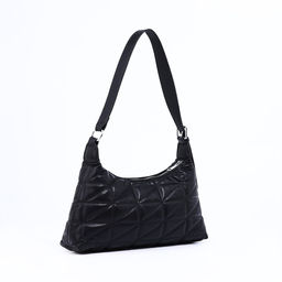 Сумка-багет на молнии, цвет чёрный - Simaland фото 3