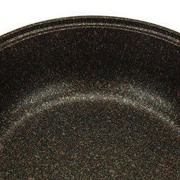 Кастрюля с антипригарным покрытием 3л, д26см "Granit Ultra", h9см, стеклянная жаропрочная крышка, ручка из термостойкого пластика, гранитный (Россия) - можно использовать металлические кухонные принадлежности