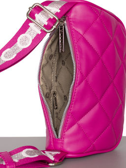 LACCOMA сумка Мелани-Ф826-фуксия эко кожа хлопок  фото 5