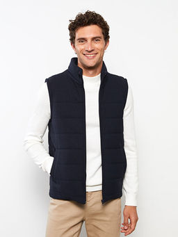 Standart Kal?p Dik Yaka Erkek Yelek