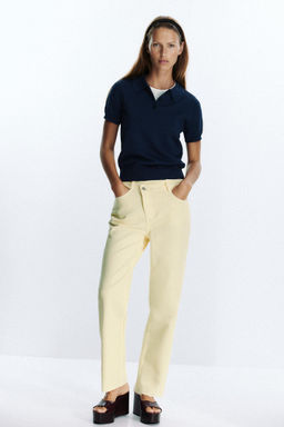 JEANS Z.09 STRAIGHT ANKLE HIGH-WAIST CROSSOVER WAIST