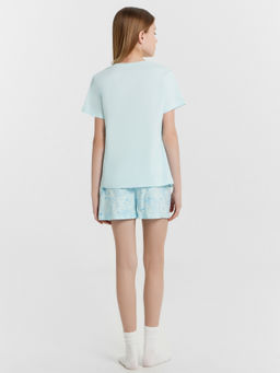 Комплект домашний для девочек голубой с единорогами - Mark formelle фото 3