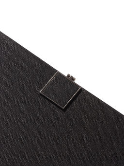 Ежедневник недатированный А5, с хлястиком, 96 листов, в линейку, пвх, черный - Simaland фото 3