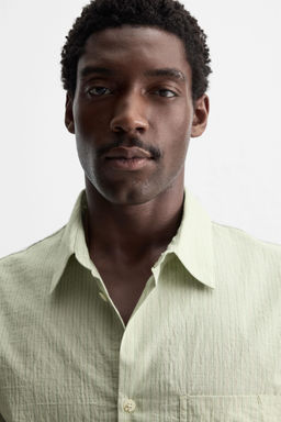 TEXTURED STRIPE SHIRT - Zara фото 13