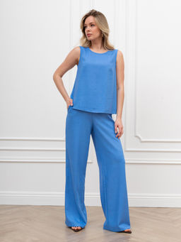 Блузка (топ) Сибелла-5 из вискозы со льном - Виотекс фото 38