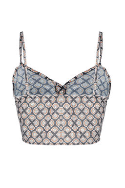 Cok Renkli Ask?l? Dugmeli Crop Dokuma Bluz TWOSS24BZ00163 - Trendyolmilla фото 8