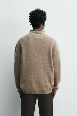 WOOL - SILK SWEATER WITH BUTTONS - Zara фото 3