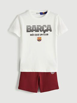 Barcelona Bask?l? Erkek ?ocuk Ti??rt ve ?ort