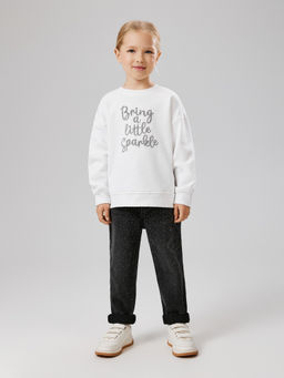 ACOOLA / Брюки джинсовые детские для девочек Olan темно-серый