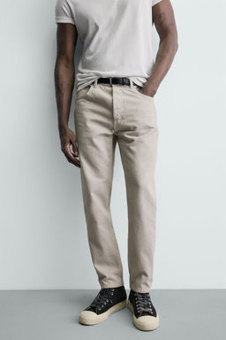 JEANS SLIM CROPPED FIT / Crudo - Zara фото 5