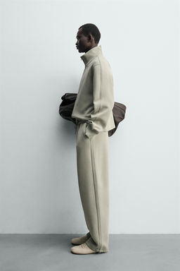 PANTAL?N JOGGER INTERLOCK RELAXED FIT / Menta - Zara фото 4