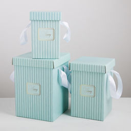 Набор коробок 3 в 1 Счастье, 10 18, 14 23, 17 25 см - Дарите счастье фото 2