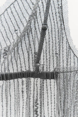 OPEN BACK BEADED FISHNET TOP - Zara фото 10