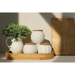 Поднос с ручками Striata, 33×22×4.8 см, бамбук