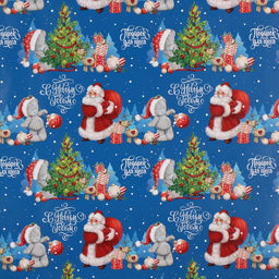 Цена за 10 шт. Бумага упаковочная «С Новым годом!», Me To You 70×100 см