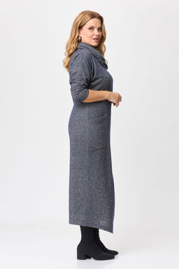 Платье Michel Chic 2145-Р синий, серебро  фото 4