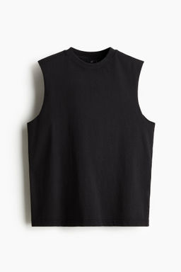 Camiseta sin mangas efecto lavado Regular Fit