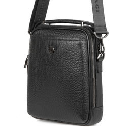 2037-4-100W black, Мужская кожаная сумка, Barcelo Biagi