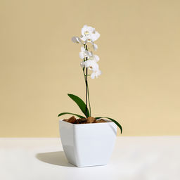 Цена за 2 шт. Кашпо для цветов, 13×13 см, 1.5 л, пластик, белое