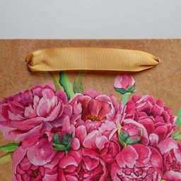 Цена за 3 шт. Пакет подарочный крафтовый, упаковка, For you, MS 23?18?10 см