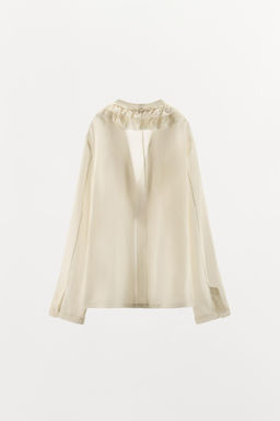 ZW COLLECTION LIMITED EDITION FLOWING RUFFLED SHIRT - Zara фото 9