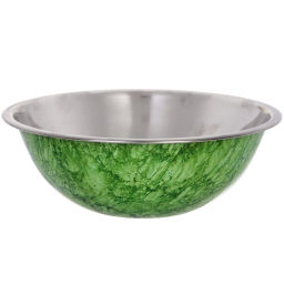 Миска из нержавеющей стали 3л 28см цветное покрытие "гранит"