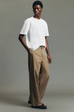 PANTAL?N CHINO WIDE LEG DE ALGOD?N - H&m фото 11