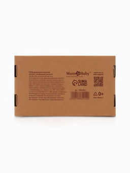 Набор деревянных расчесок детских с натуральной щетиной, 3 шт в коробке, M&B