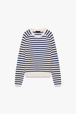 STRIPED KNIT SWEATER - Zara фото 4