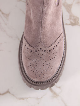 Челси 360.P.taskanaka.Капучино замша/шерсть