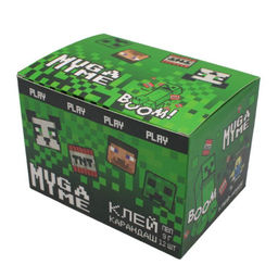 Клей-карандаш с топпером ПВП "My Game" 9 г, ш/б 12 шт mix