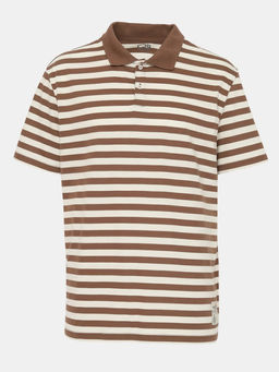 CRB wear/CWMM 60372-31 Рубашка-поло мужская,бежевый/Ex.Cherubino  фото 6