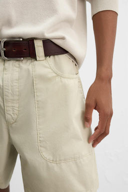 WASHED COTTON BERMUDA SHORTS - Zara фото 16