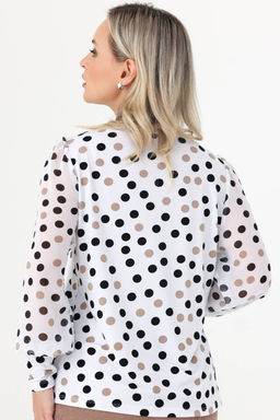 Блузка женская 7041/09/Белый - Rise фото 4