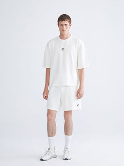 Bisiklet Yaka Bask?l? Erkek Spor Ti??rt