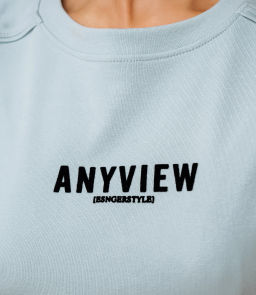 Лонгслив #КТ9072, голубой - Dommod фото 5